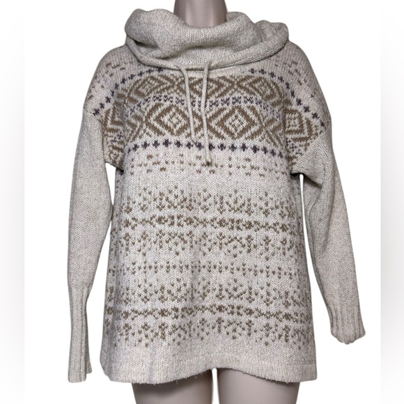 EDDIE BAUER Sleepwear Cowl TurtleNeck Womens sweater Medium - Picture 2 of 13